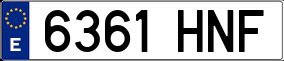 Truck License Plate